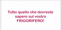 SAPETE TUTTO DEL VOSTRO FRIGORIFERO?