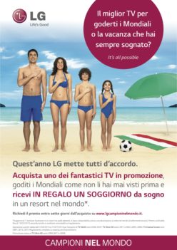 CON LG SIAMO TUTTI “CAMPIONI NEL MONDO”