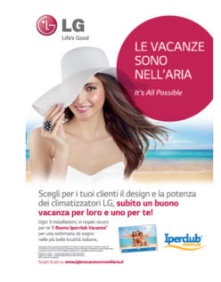 CON LG LE VACANZE SONO NELL’ARIA