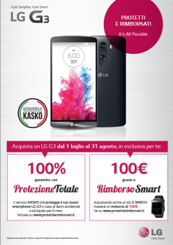 LG DA’ IL VIA ALLA PROMOZIONE “PROTETTI E RIMBORSATI”