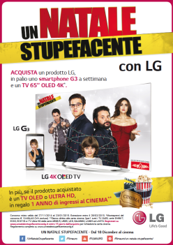 CON LG IL NATALE SARÀ ANCORA PIÙ STUPEFACENTE!