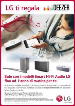 MUSICA ILLIMITATA E DI QUALITÀ CON GLI SMART HI-FI AUDIO LG