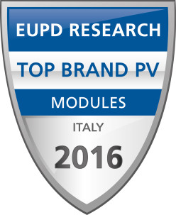 LG SOLAR RICEVE IL PREMIO TOP BRAND PV ITALIA 2016 DA EUPD RESEARCH