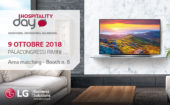 LG ALL’HOSPITALITY DAY DI RIMINI: LA TECNOLOGIA AL SERVIZIO DELLA NUOVA CONCEZIONE DELL’HÔTELLERIE