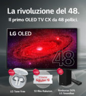 LG OLED CX: LA RIVOLUZIONE DEL 48  PROMETTE ANCORA PIÙ LIBERTÀ NELL’INTRATTENIMENTO