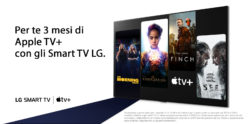 LG OFFRE TRE MESI DI PROVA GRATUITA DI APPLE TV+