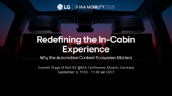 IAA MOBILITY 2025: LG PRESENTA NUOVE PARTNERSHIP STRATEGICHE PER MIGLIORARE L’ESPERIENZA DI BORDO